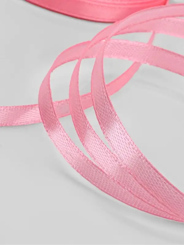 Лента атласная, 6 мм, 23±1 м, нежно-розовая №147 Лента атласная, 6 мм, 23±1 м, нежно-розовая №147