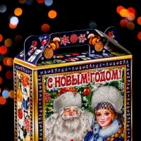 Подарочная коробка «Зимний» 16.8×7×25 см Подарочная коробка «Зимний» 16.8×7×25 см