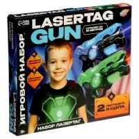 WOOW TOYS Игровой набор "Лазертаг", 2 пистолета, 2 щита