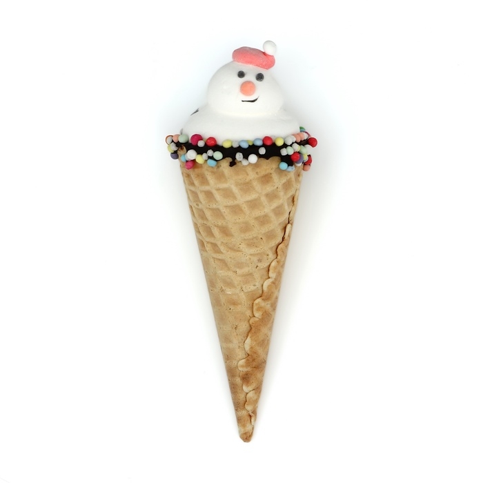 Маршмэллоу в вафельном рожке (Новый год), 25 г Маршмэллоу в вафельном рожке (Новый год), 25 г