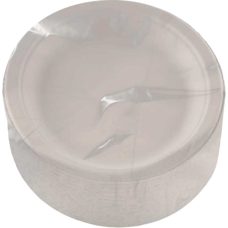 Тарелка одноразовая биоразлагаемая D=180 мм, 1200шт/кор