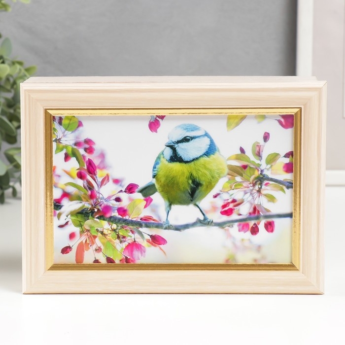 Ключница Ключница "Синица" дуб молочный 15х21 см