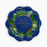 Тарелка новогодняя плоская &laquo;Мечты&raquo;, 23 см