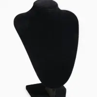 Бюст для украшений QF, 15&times;16&times;22 см, h=22 см, чёрный