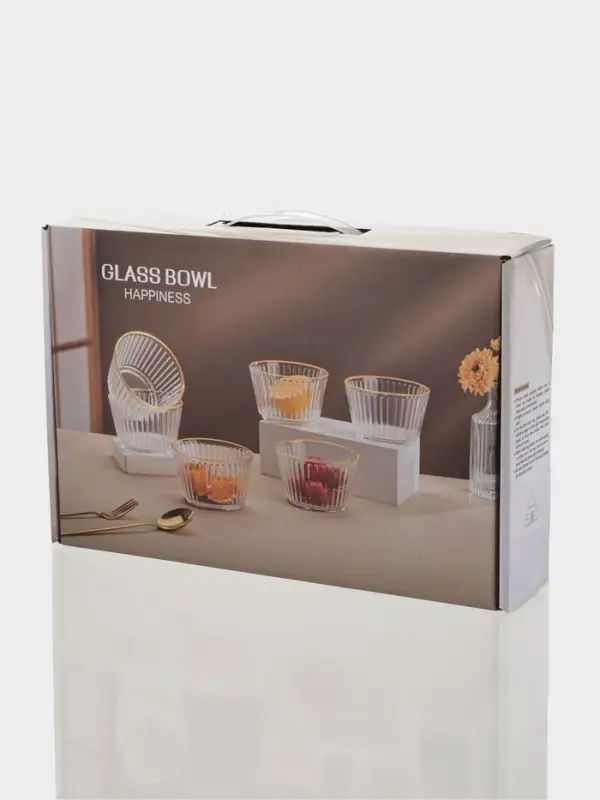 Набор салатников &laquo;Санто&raquo;, 400 мл, 6 шт., 11&times;6.5 см