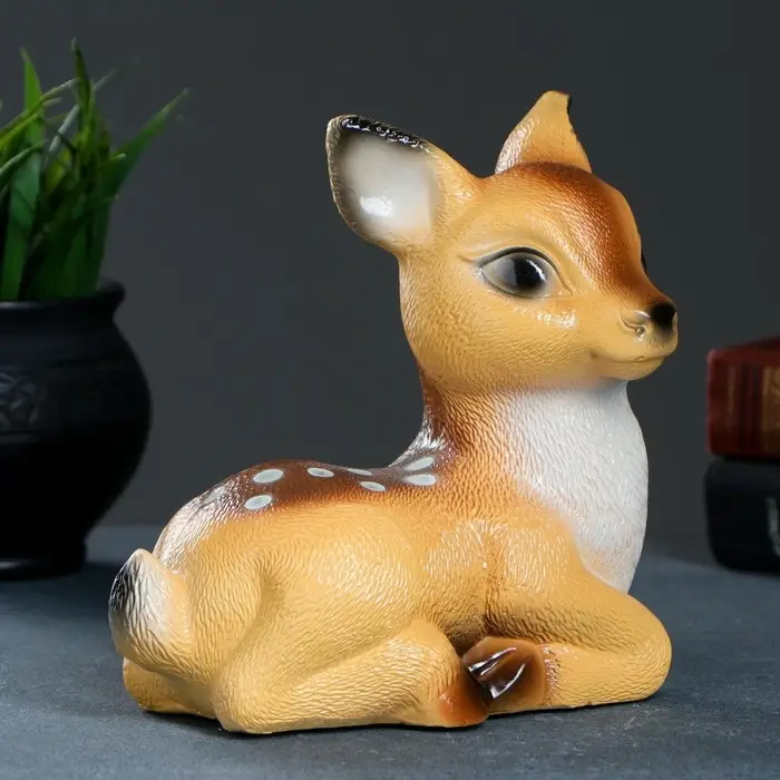 Копилка для денег &laquo;Оленёнок&raquo;, гипс, 16&times;11&times;17 см