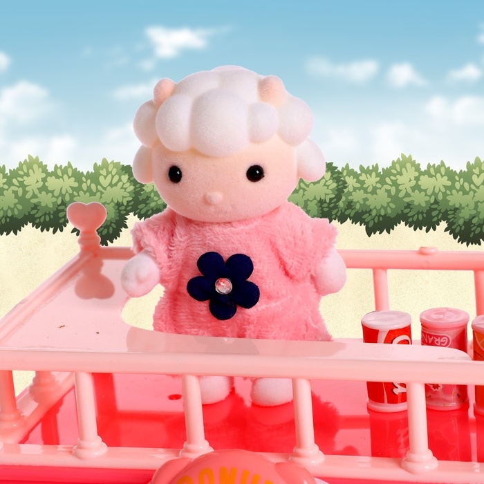 Дом для зверей «Зайчики: сладости» с набором аксессуаров Дом для зверей «Зайчики: сладости» с набором аксессуаров