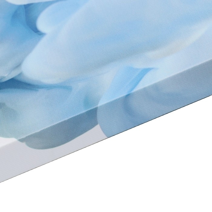 Картина-холст на подрамнике Картина-холст на подрамнике "Абстракция. Голубая дымка" 60х100 см