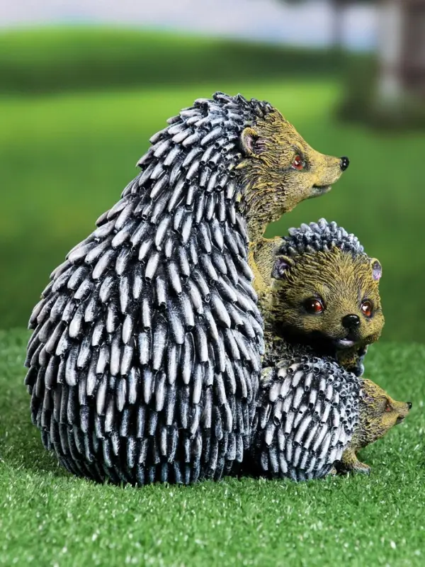 Садовая фигура из гипса &laquo;Семейство ежей&raquo;, 20&times;19&times;22 см