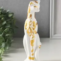 Фигура керамика &laquo;Кошка Багира&raquo;, 20 см, белый