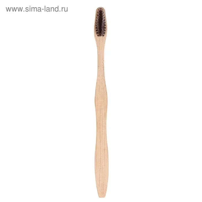 Бамбуковая зубная щётка средней жесткости, микс цветов Бамбуковая зубная щётка средней жесткости, микс цветов