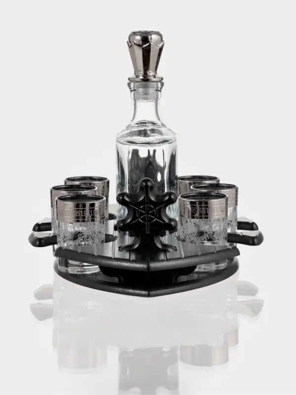 Мини-бар &laquo;Фрегат. Барокко&raquo;, 8 предметов: барная стойка, графин, стопки 6 шт., 500/50 мл