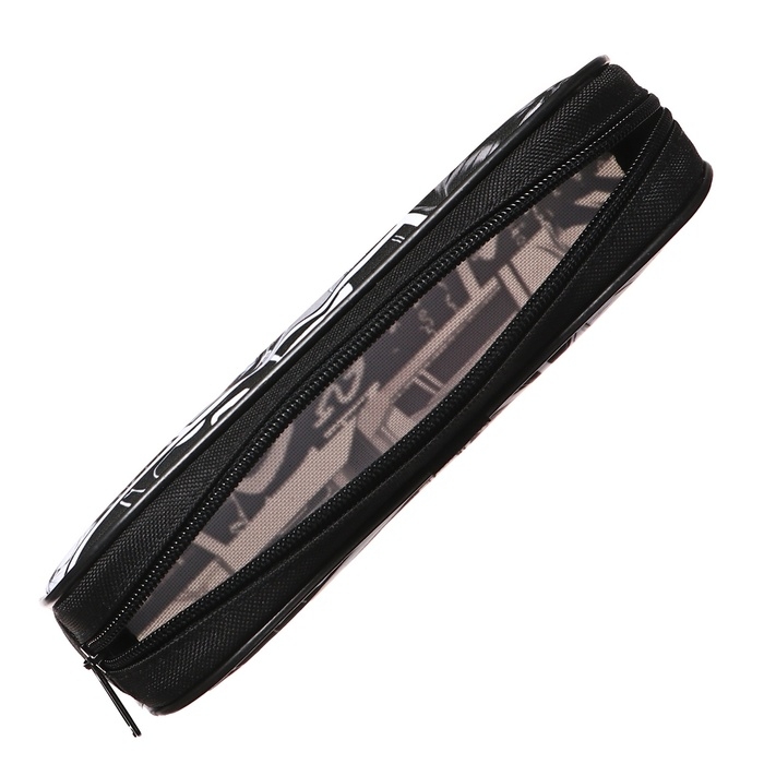 Пенал мягкий, 1 отделение, 80 х 210 х 40 мм, объёмный, Calligrata ПМО 21-20, Пенал мягкий, 1 отделение, 80 х 210 х 40 мм, объёмный, Calligrata ПМО 21-20, "Аниме"