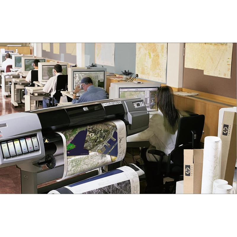 Бумага широкоформатная HP Bright White InkJet&nbsp; 90г 610ммх45.7м 50,8ммC6035A