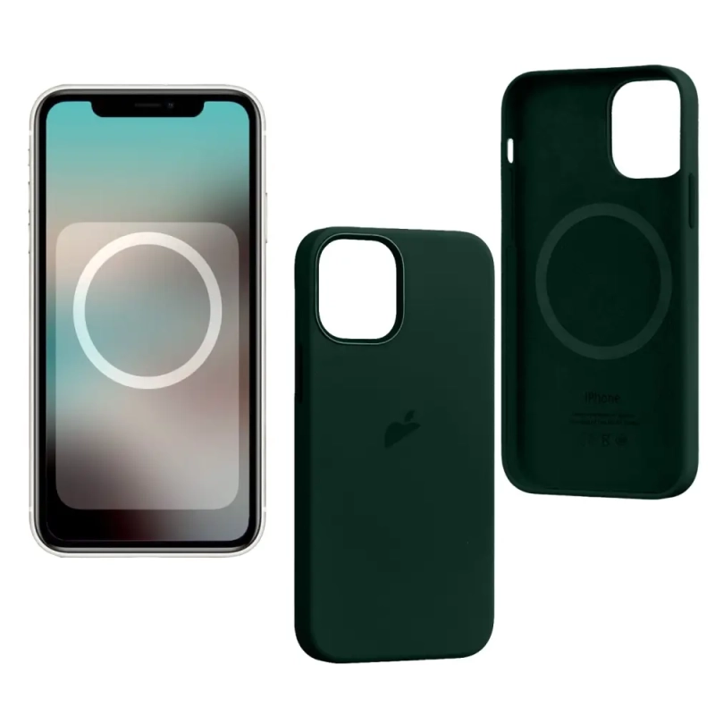 Чехол iPh 12/12 Pro Silicon Case 100% ORG Cyprus Green