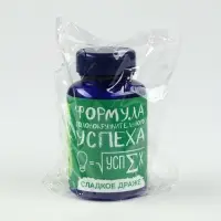 Конфеты драже в банке &laquo;Формула успеха&raquo;, 50 г