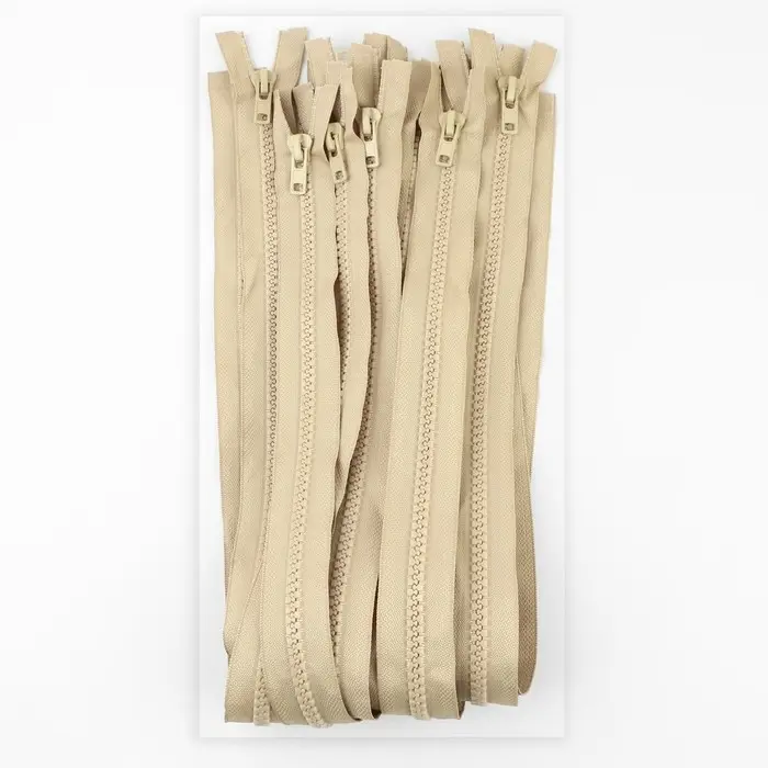 Молния «Трактор», №8, разъёмная, замок автомат, 70 см, бежевая