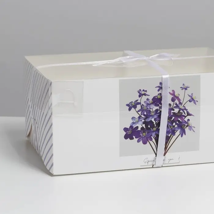 Коробка для капкейков, кондитерская упаковка, 6 ячеек «Для тебя», 23 х 16 х 10 см Коробка для капкейков, кондитерская упаковка, 6 ячеек «Для тебя», 23 х 16 х 10 см