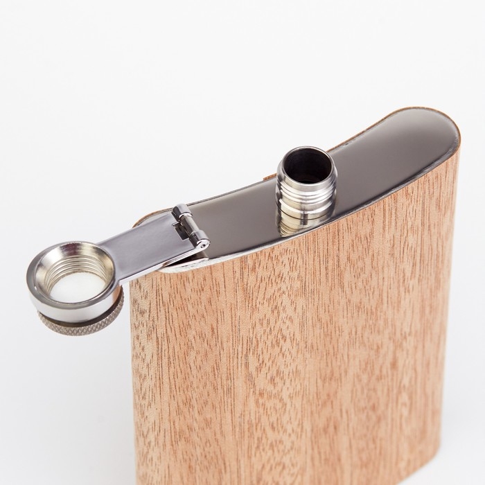 Фляжка для алкоголя, нержавеющая сталь, подарочная, 240 мл, 8 oz Фляжка для алкоголя, нержавеющая сталь, подарочная, 240 мл, 8 oz