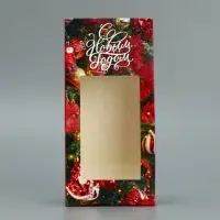 Коробка складная «Новогодняя», 9 х 19 х 6 см