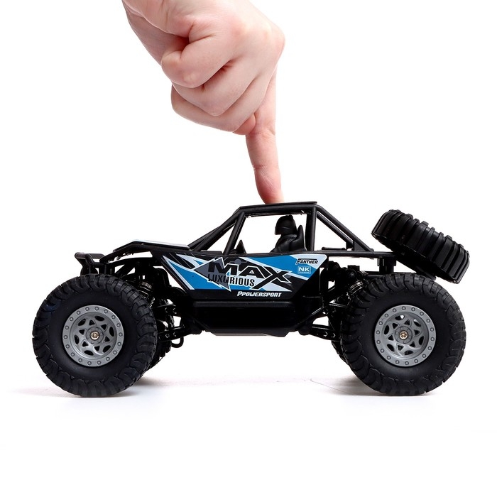 Джип радиоуправляемый «Краулер», 1:20, работает от аккумулятора, цвет синий Джип радиоуправляемый «Краулер», 1:20, работает от аккумулятора, цвет синий