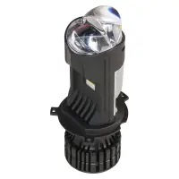 Лампа светодиод. H4 BI-LED LENS, 60Вт, 7000Лм (3500Лм x 2), 6500К, 12/24В, кмпл. 2 шт.