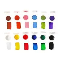 Краска акриловая, набор 18 цветов &times; 3 мл, Calligrata, морозостойкие, в пакете