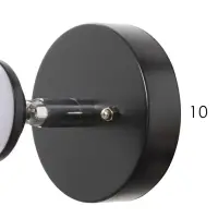 Бра BayerLux 4112/1, 1&times;40 Вт, E27, чёрное, 11&times;18&times;19.5 см