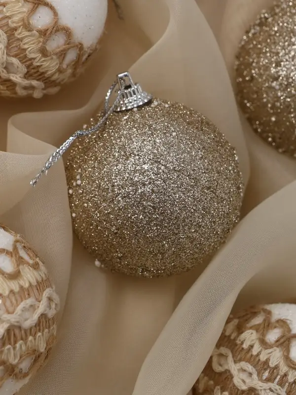 Набор шаров пластик d-6 см, 12 шт Набор шаров пластик d-6 см, 12 шт "Орсон" галант