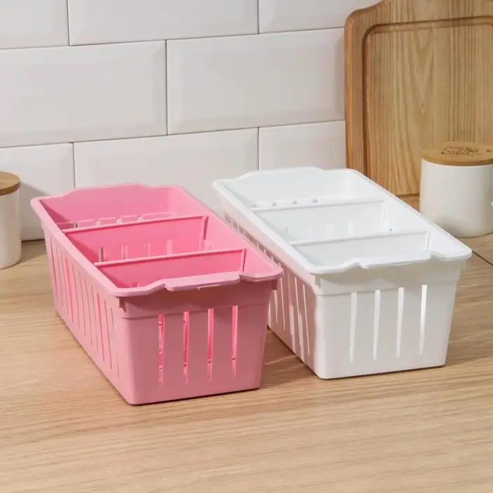 Органайзер пластиковый для хранения «Решение», 30,5×14,5×10,5 см, со съёмными перегородками, цвет МИКС