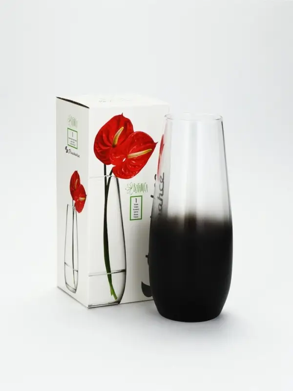 Ваза для цветов &laquo;Градиент&raquo; стеклянная, 26 см, 1.7 л.