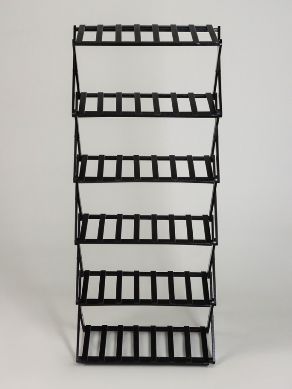 Подставка для цветов Greengo, 6 полок, 50 × 25 × 110 см, напольная, бамбук, чёрная Подставка для цветов Greengo, 6 полок, 50 × 25 × 110 см, напольная, бамбук, чёрная