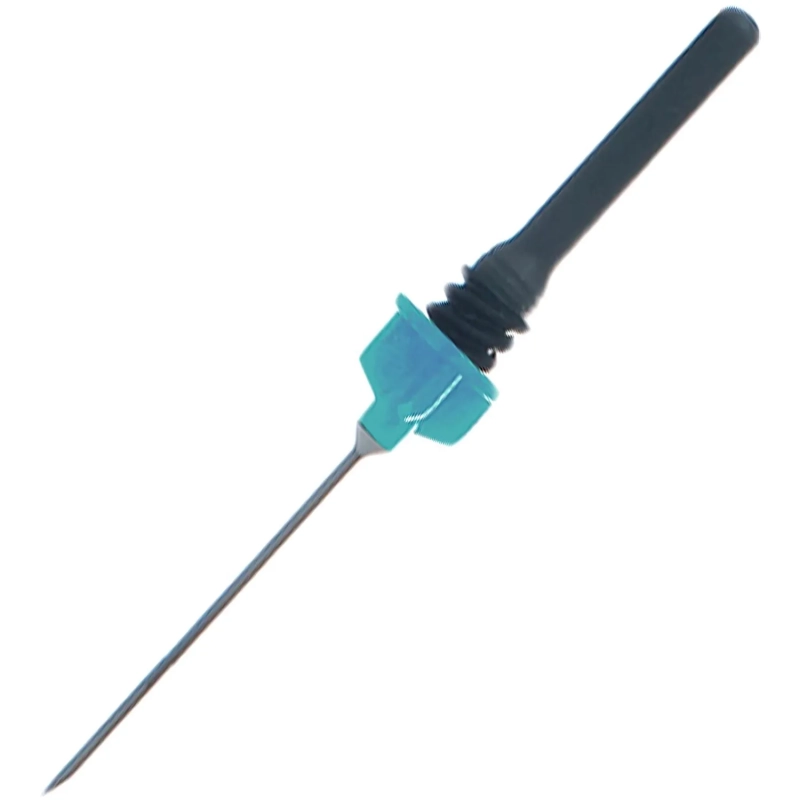 Игла двусторонняя 23G (0,6х38мм) голубая Lind-Vac 100шт/уп