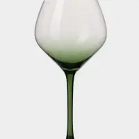 Бокал для вина Magistro &laquo;Иллюзия&raquo;, 540 мл, 10&times;24 см, стекло, зелёный