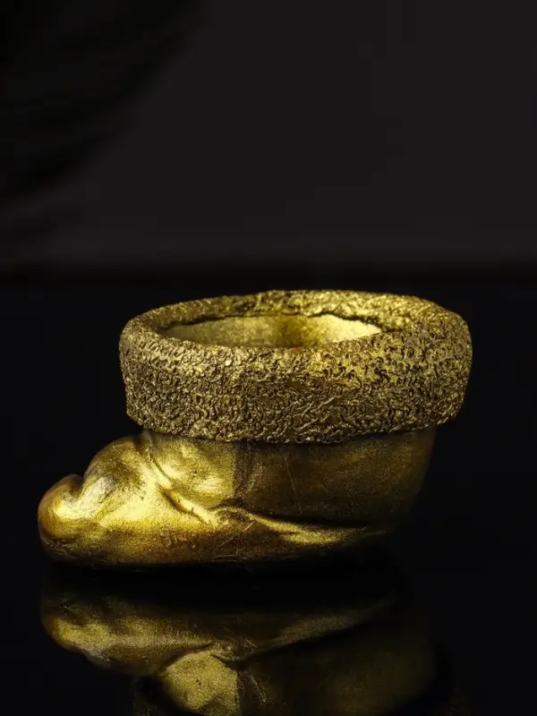 Подсвечник  Подсвечник "Колпак" 9х7х5 см, золото