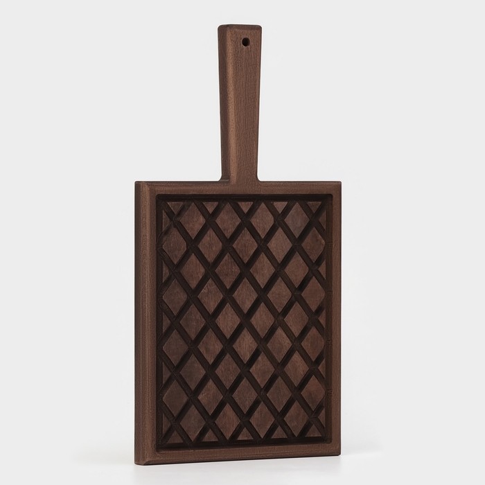 Доска разделочная для подачи Wild Kitchen, 42×22×2.5 см, граб темный Доска разделочная для подачи Wild Kitchen, 42×22×2.5 см, граб темный