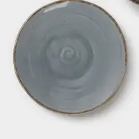 Чайная пара Magistro Alpine Frost, 2 предмета: чашка 245 мл, блюдце d=15 см, голубовато-серый