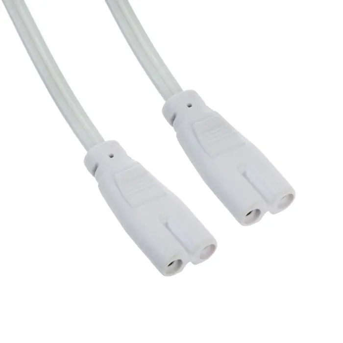 Провод соединительный для светильников, разъем L/N, 20 см, белый
