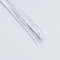 Флористическая проволока в бумажной оплётке &laquo;Белая&raquo;, длина 40 см, 0.7 мм, набор 30 шт.