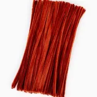 Синельная проволока, набор 100 шт, коричневая, 30 см