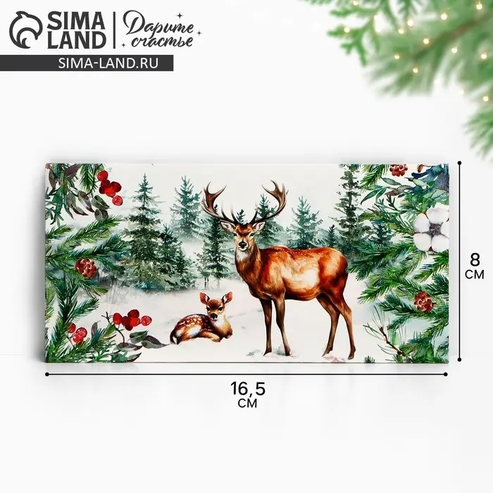 Конверт для денег «Сказочного Нового года», 16.5 х 8 см Конверт для денег «Сказочного Нового года», 16.5 х 8 см