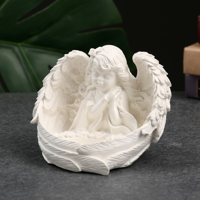 Подсвечник  Подсвечник "Ангел в крыльях" 11х12,5х10см