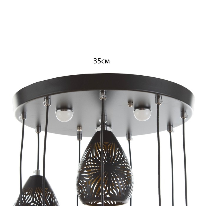 Каскад Каскад "Виерро" 10LED+3LED 79Вт ПДУ черный 40х40х200см BayerLux