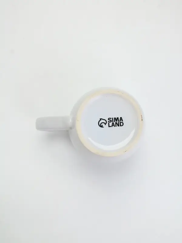 Кружка чайная новогодняя «С новым годом!», белая, 690 мл Кружка чайная новогодняя «С новым годом!», белая, 690 мл