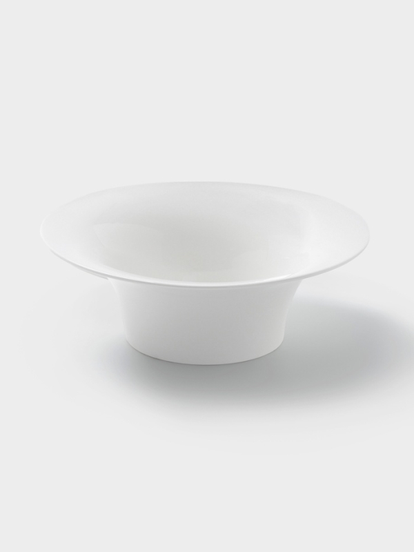 Тарелка глубокая Hanna Knövell, d=22 см, фарфор, белая