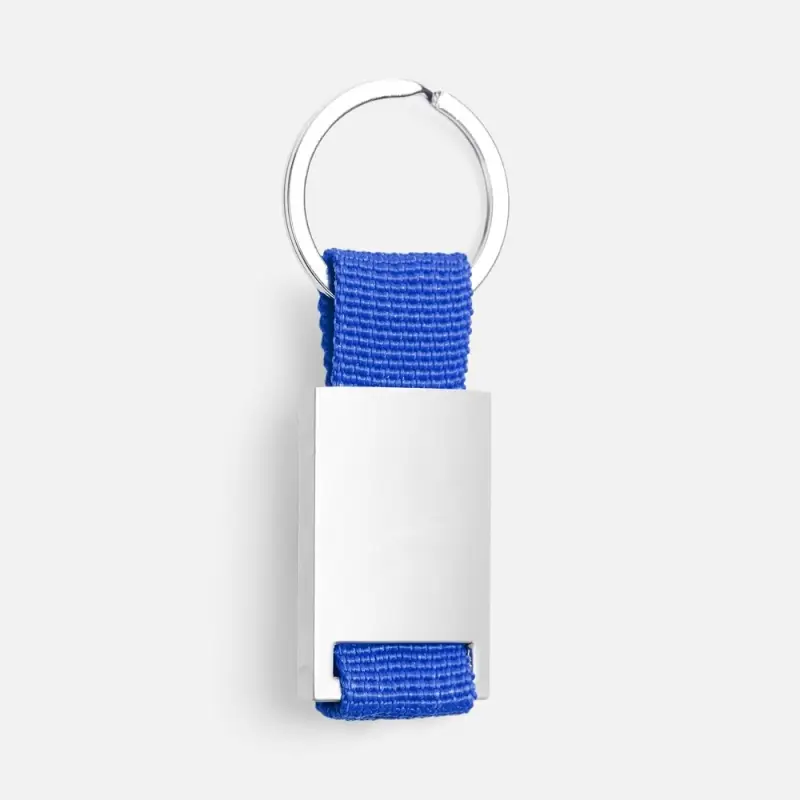 Брелок Inlet с тканевой вставкой, синий Брелок Inlet с тканевой вставкой, синий
