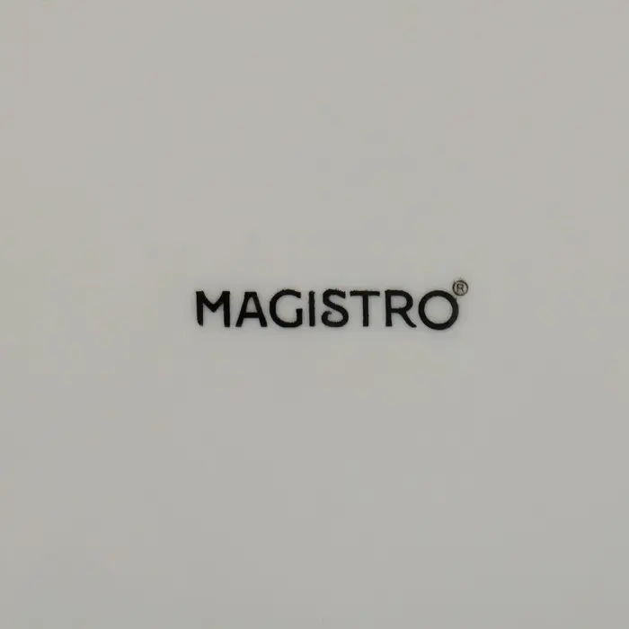 Набор тарелок десертных Magistro &laquo;Церера&raquo;, 2 шт., d=18 см, фарфор, белые