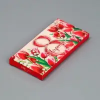 Коробка для шоколада, кондитерская упаковка, &laquo;8 Марта&raquo;, 17.3&times;8.8&times;1.5 см