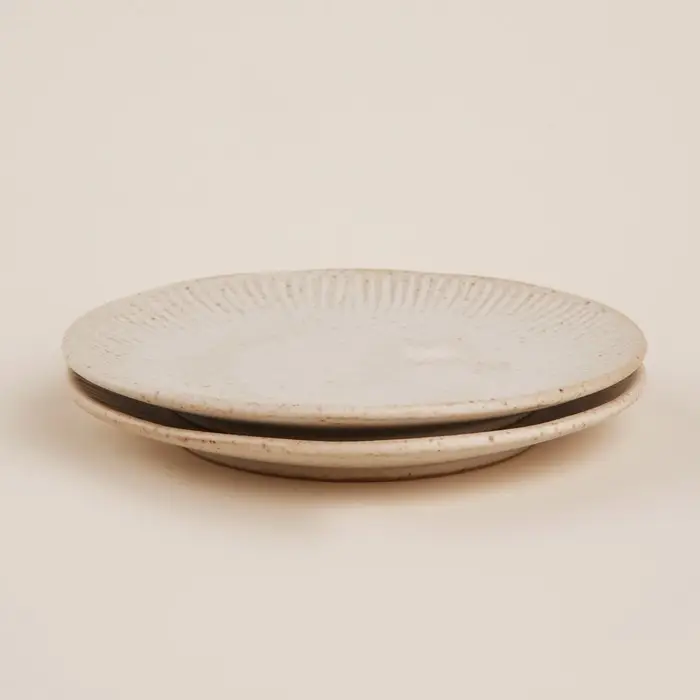 Тарелки SL Home &laquo;Виенто&raquo;, d=18 см, набор 2 шт., керамика, бежевые