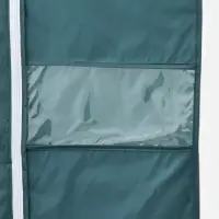 Чехол для одежды LaDо́m, ПВХ окно, плотный, 60&times;115 см, изумрудный